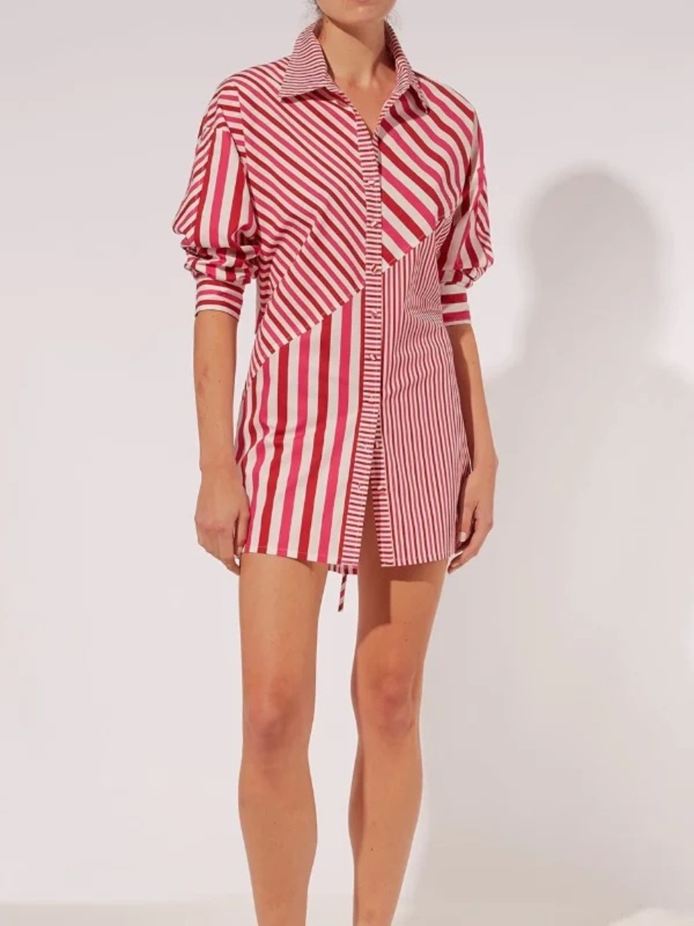 NWT Solid & Striped The Emerson Open Back Striped Shirt Dress
